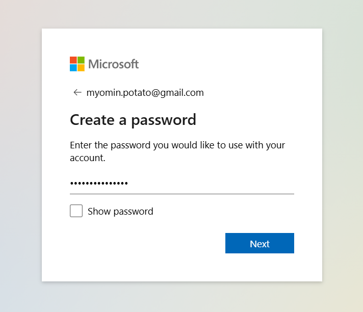 Create a Strong Password