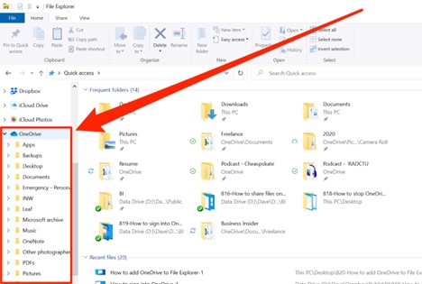 One Drive File Explorer