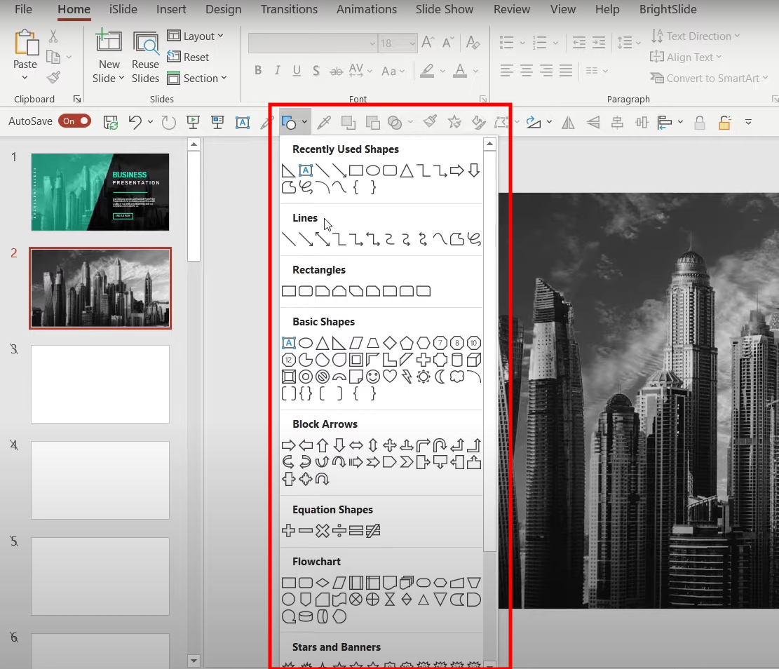 powerpoint custom shape