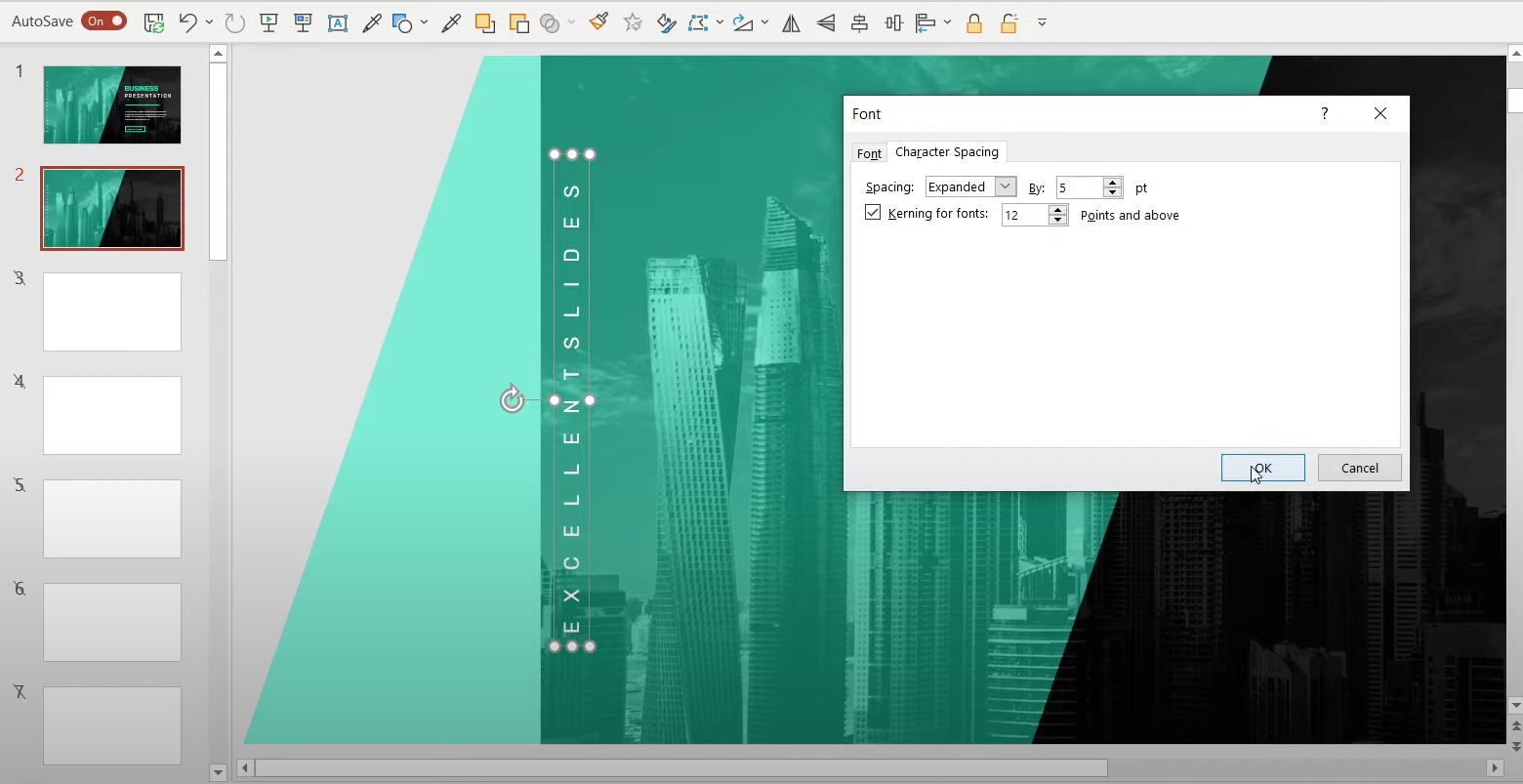 step 6 text style