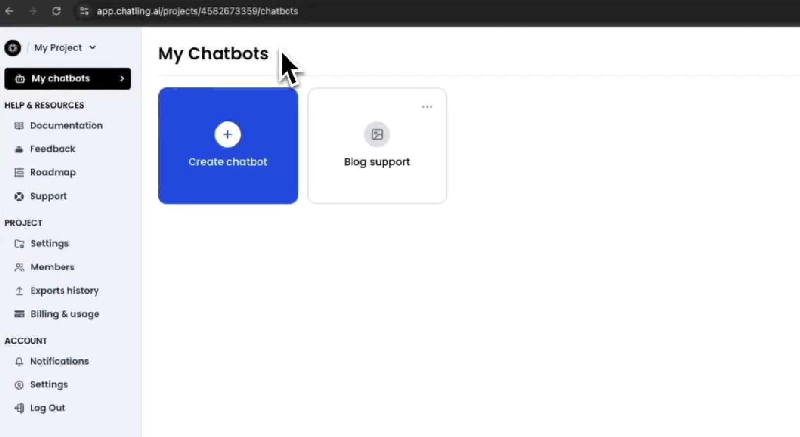 chatbot create