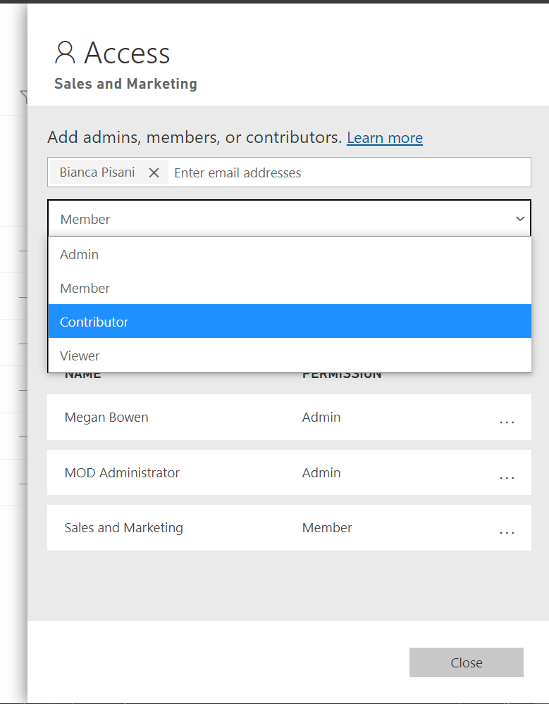 manage user access