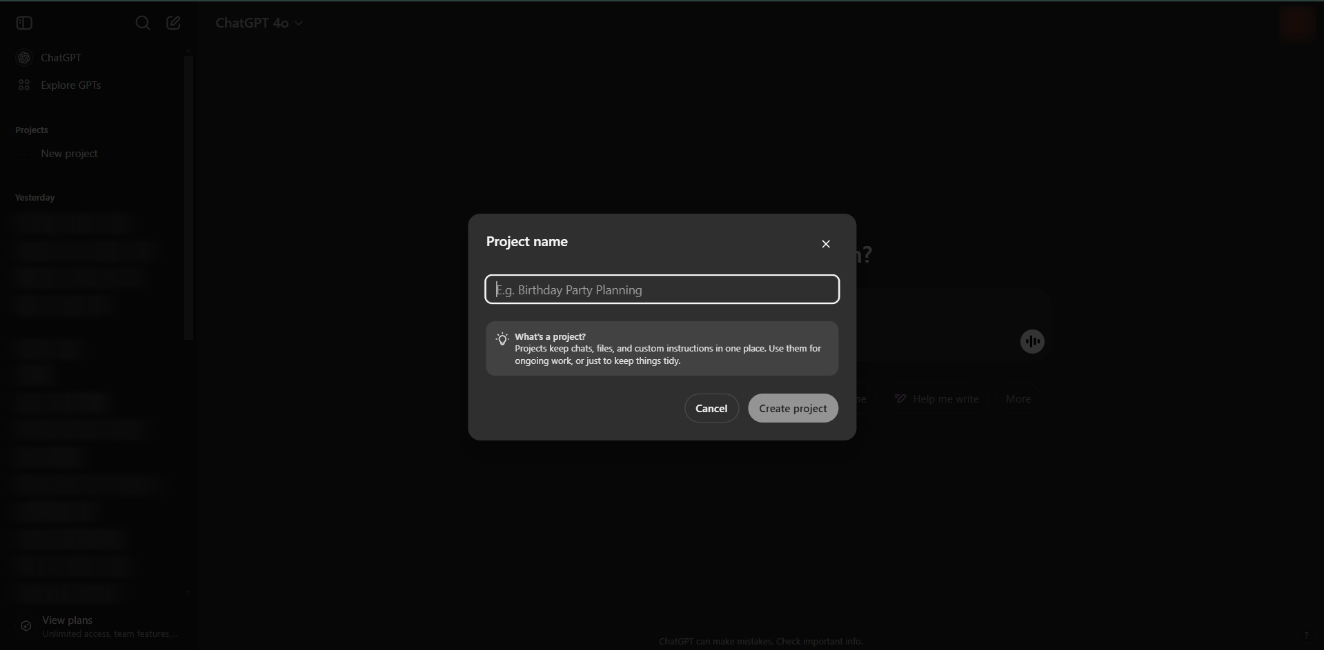 projects preview