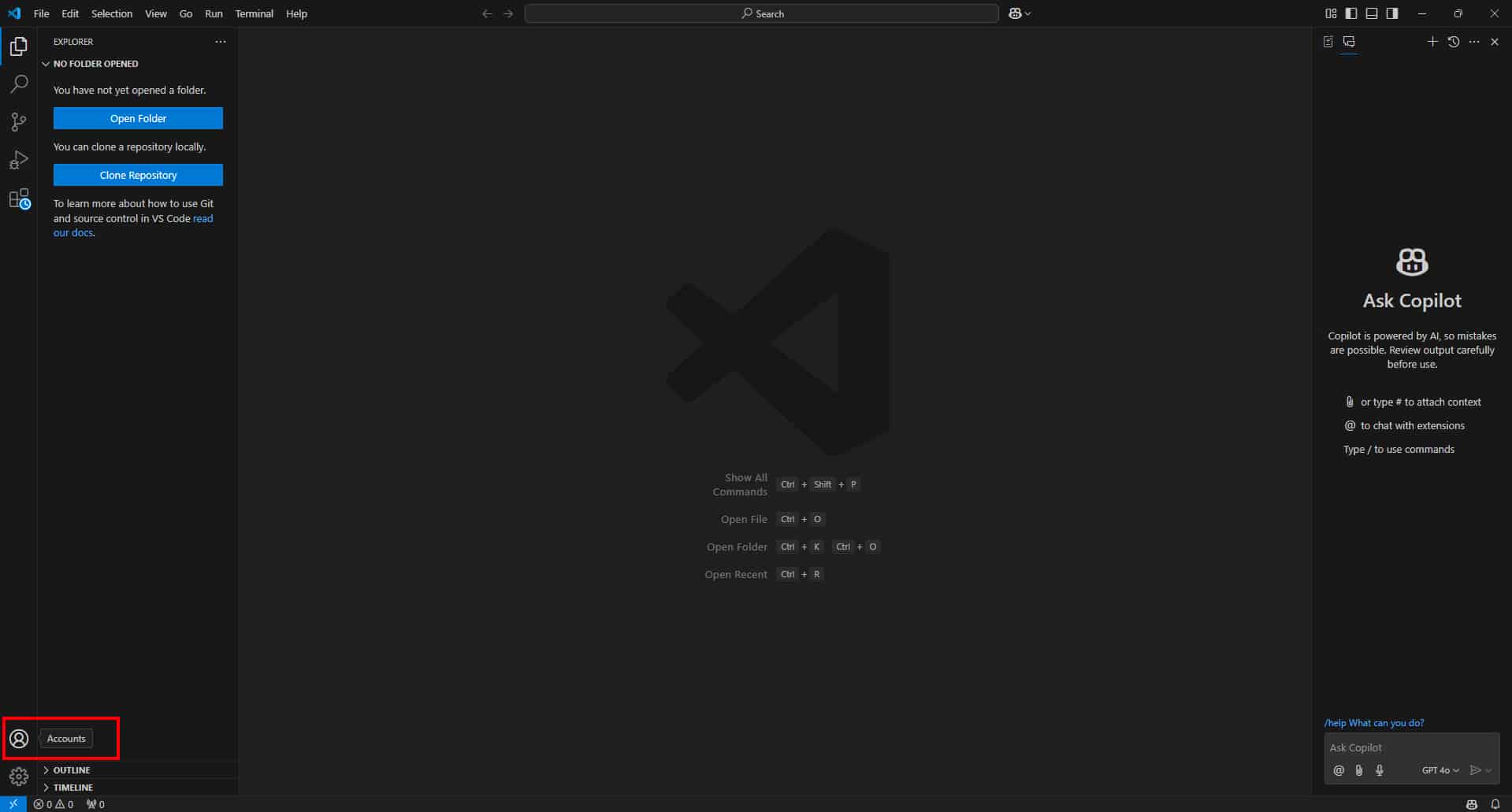 step 2 VSCode install and login