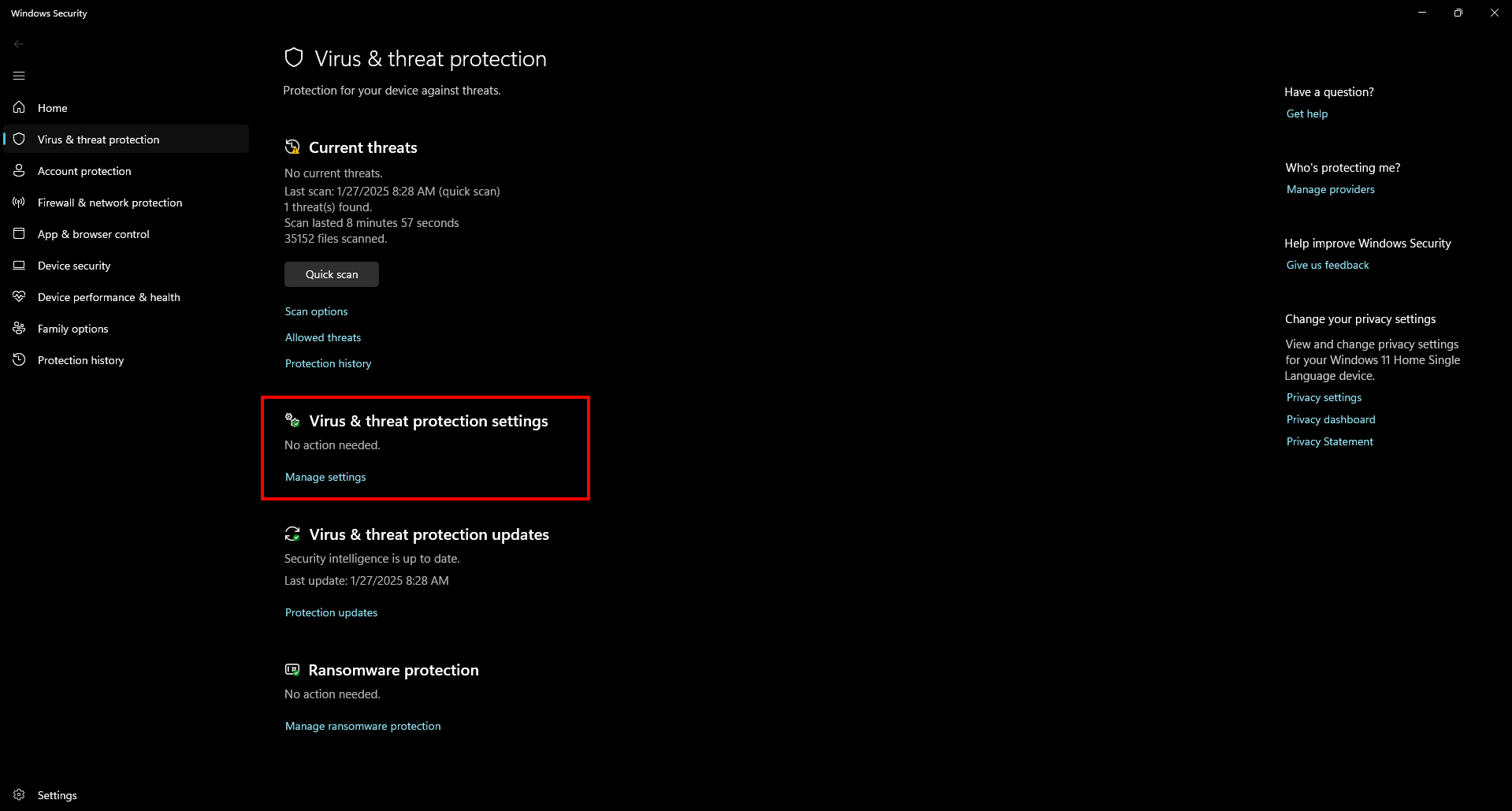 step 2 enable protection