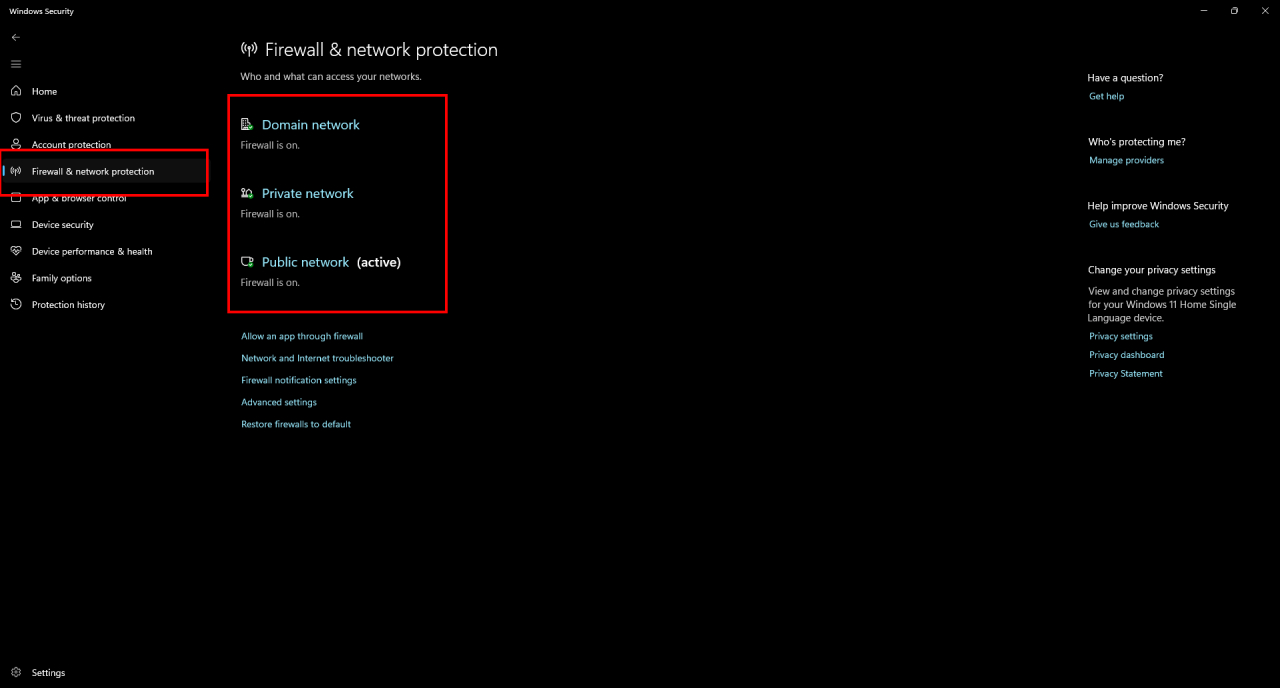 Microsoft Defender Firewall