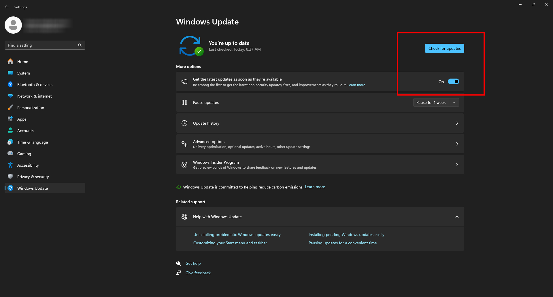 System and Defender Updated