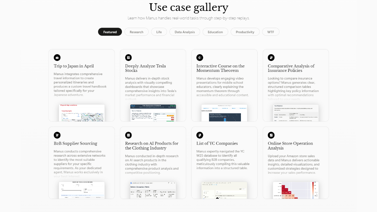 use case gallery