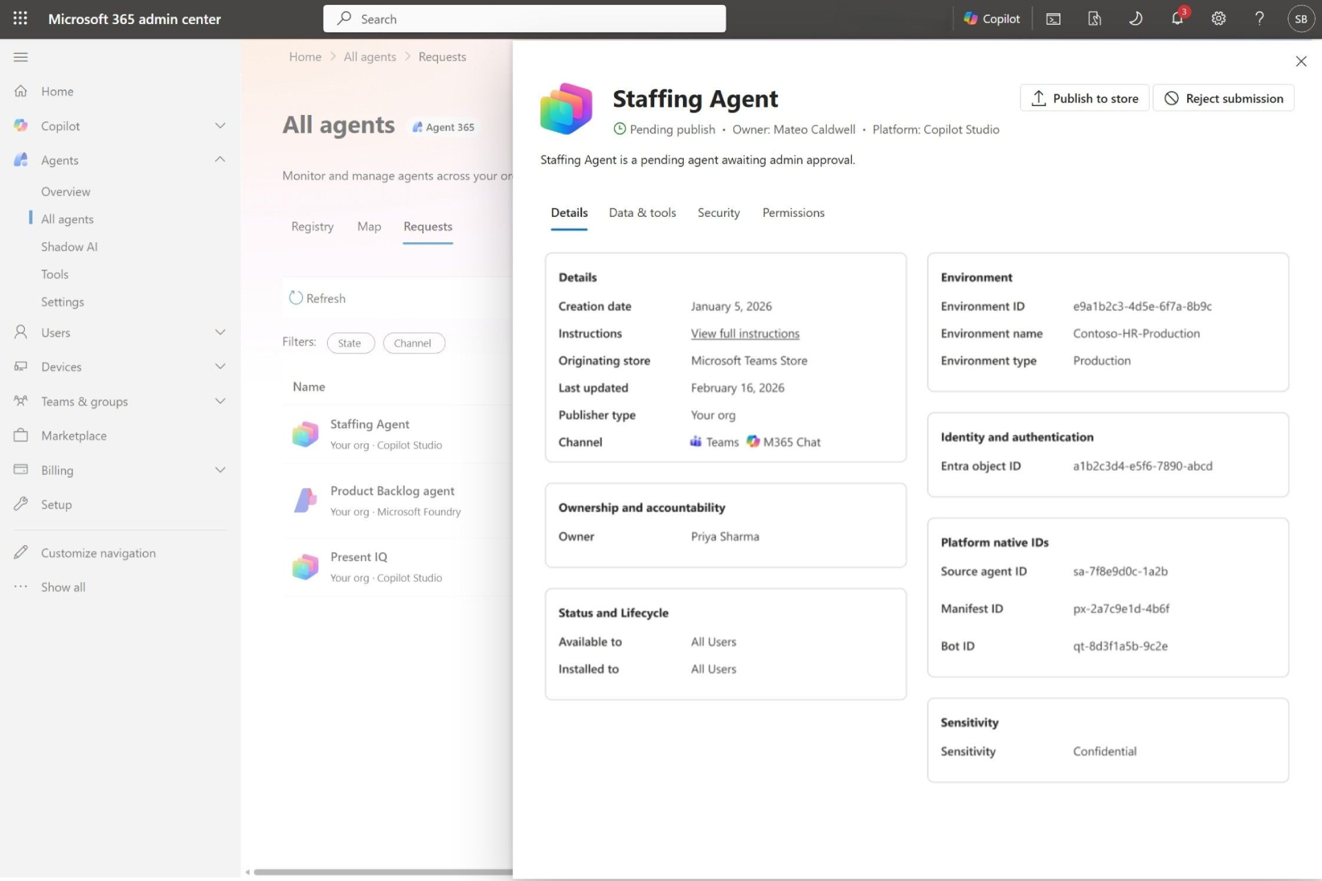 Approval and publication flow