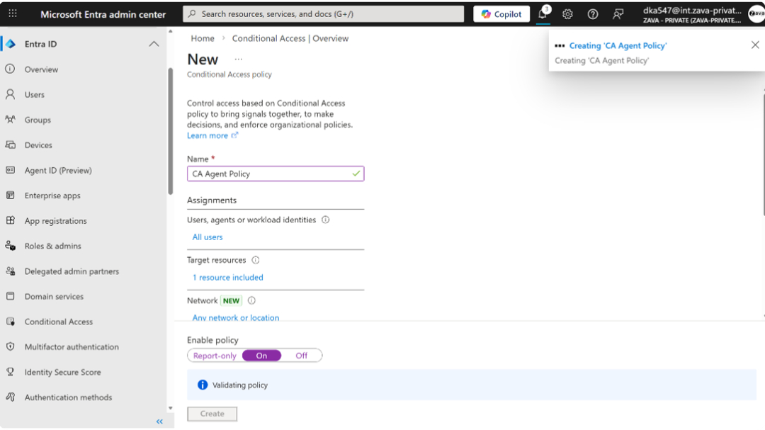 Conditional Access for AI Agents