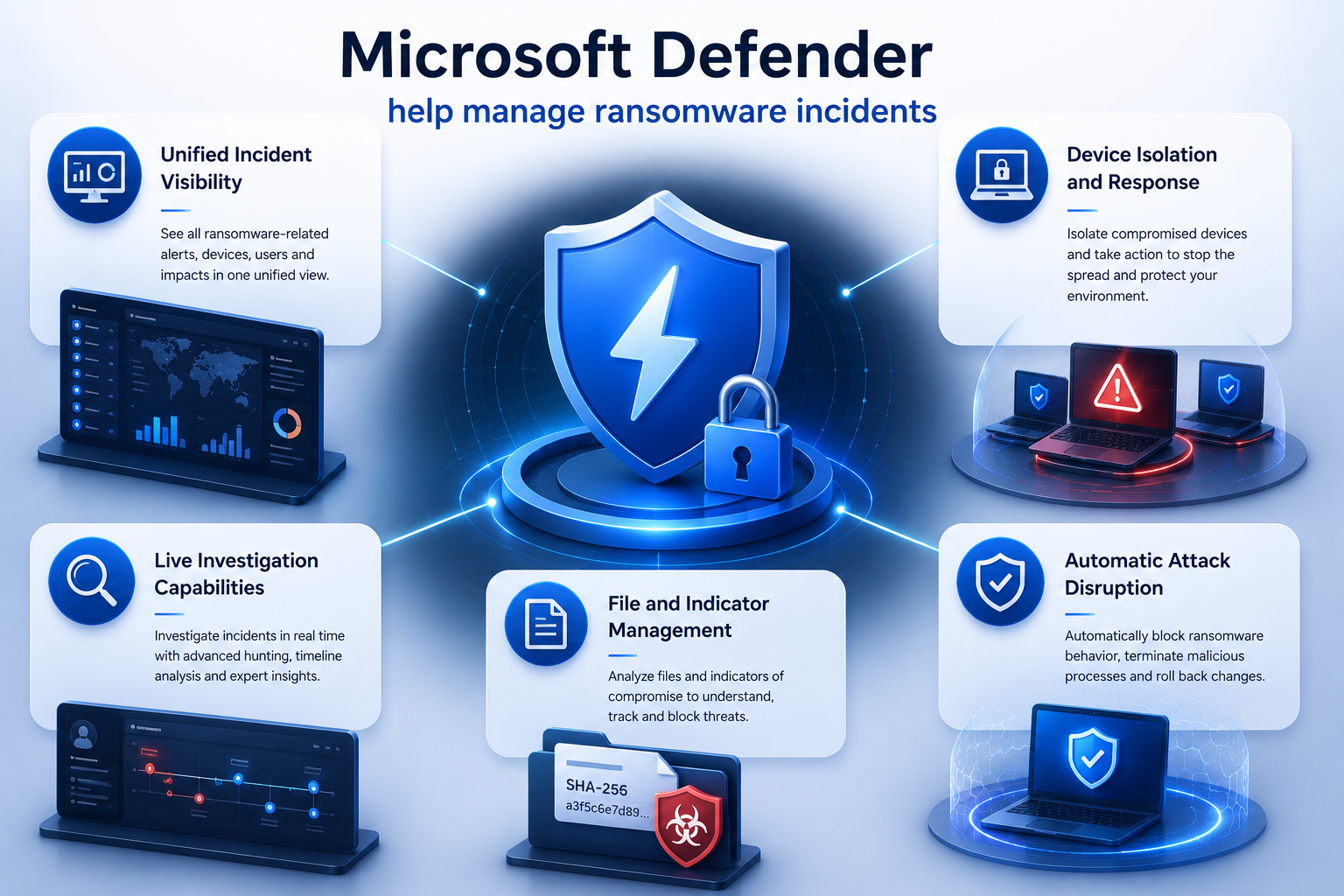 Microsoft Defender manage ransomware